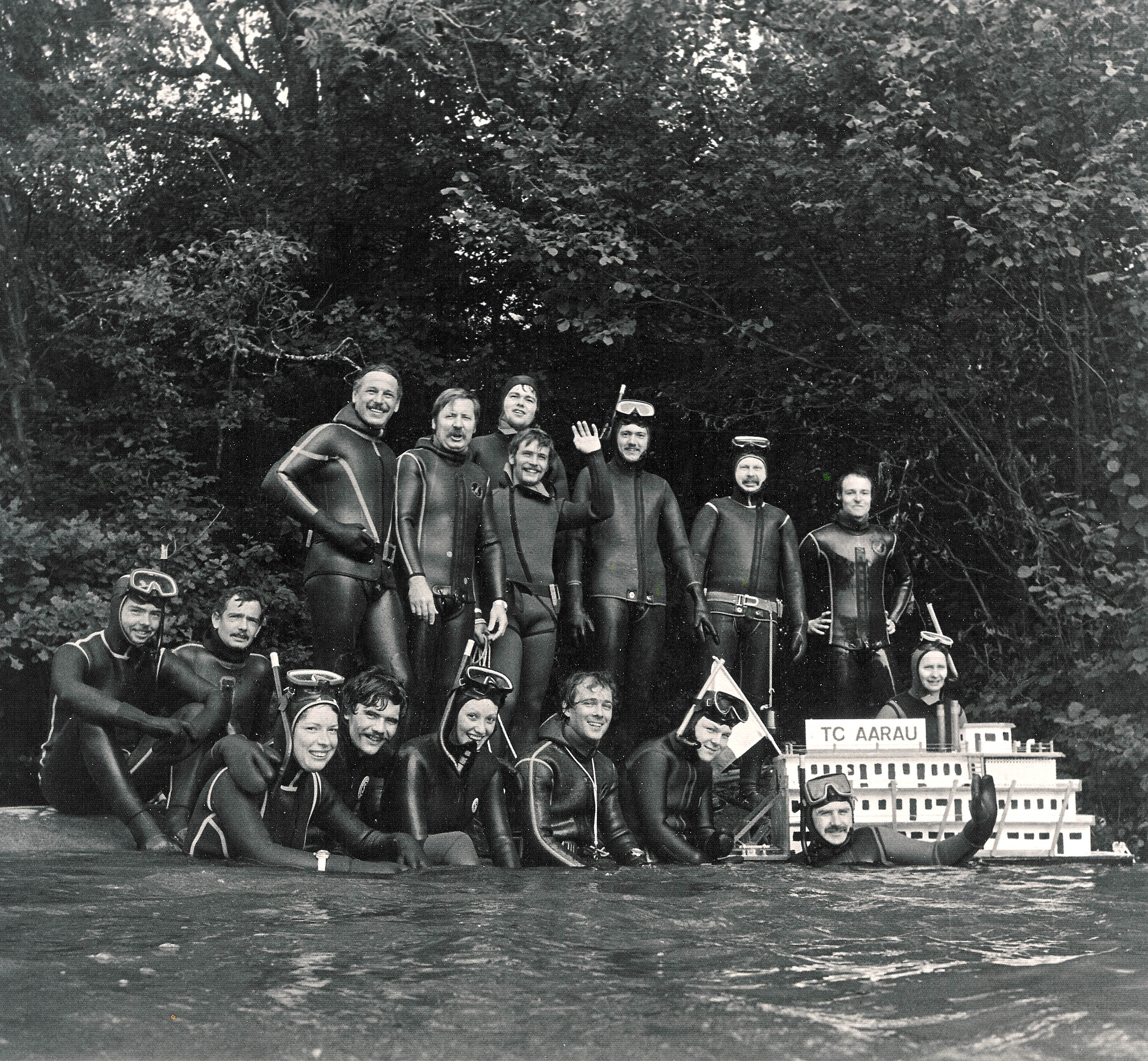 Aareschwimmen Ende 70-er Jahre